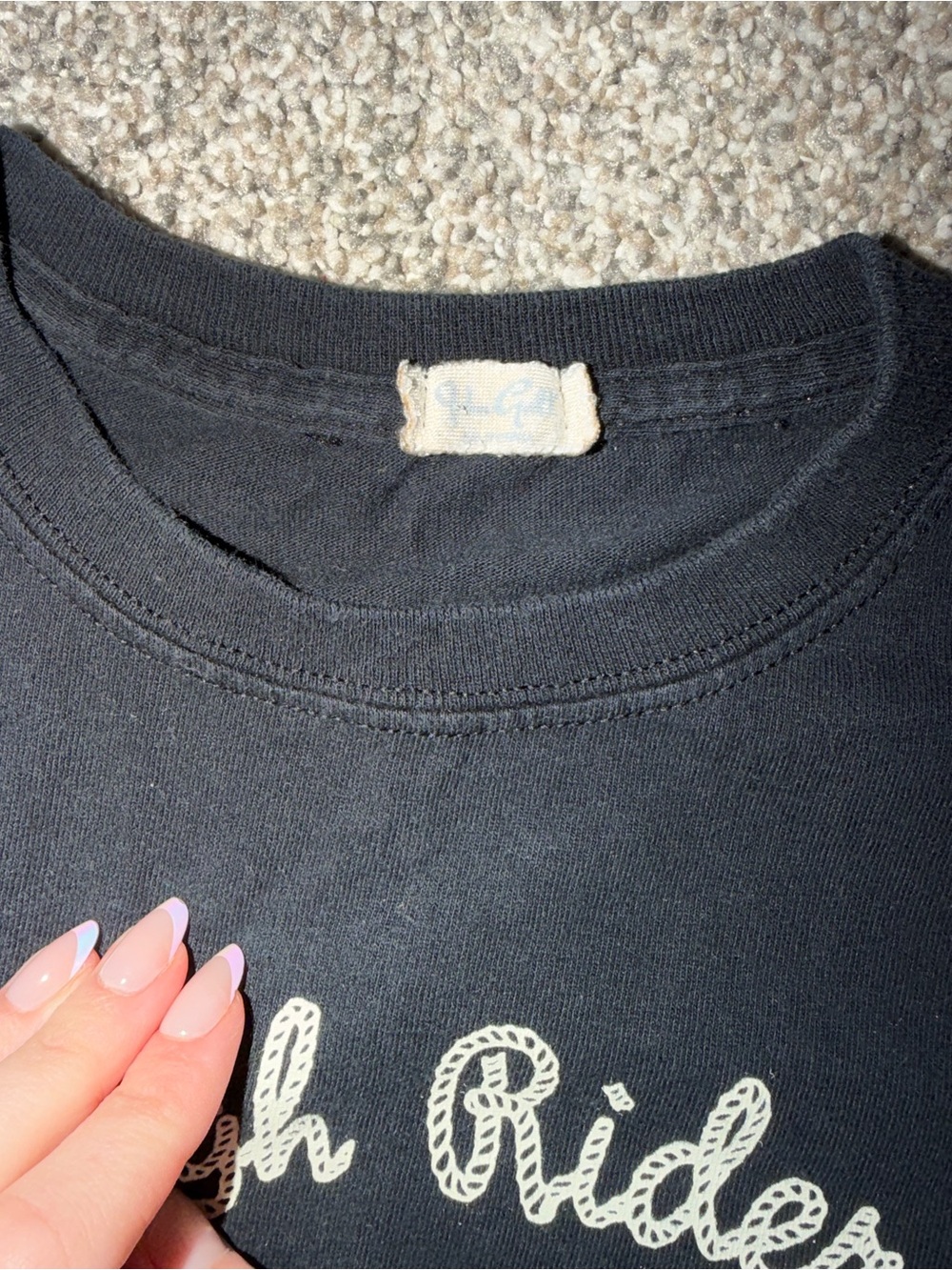 Brandy Melville Rough Rider Crop Top - Picture 2 of 2